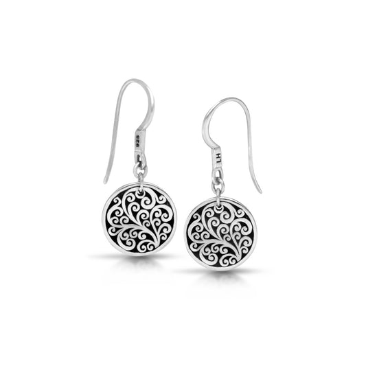 Classic LH Scroll (15mm) 'ABY' Earrings