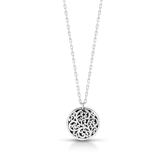 Classic LH Scroll (18mm) 'ABY' Necklace